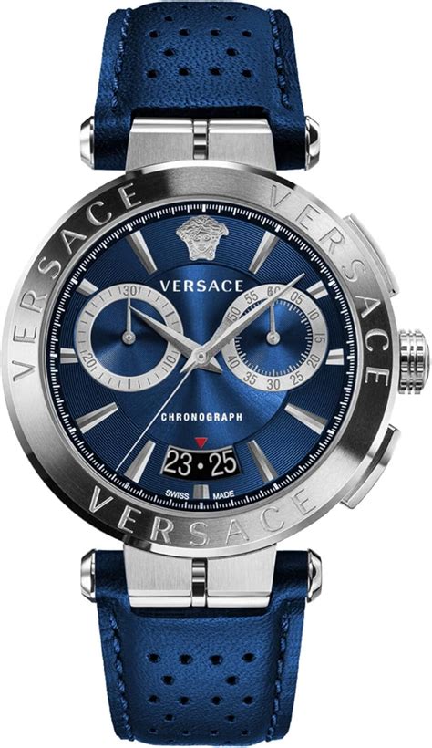 versace herrenuhr aion chronograph ve1d00419|Versace Aion VE1D00419 Men's Chronograph Watch, Bracelet.